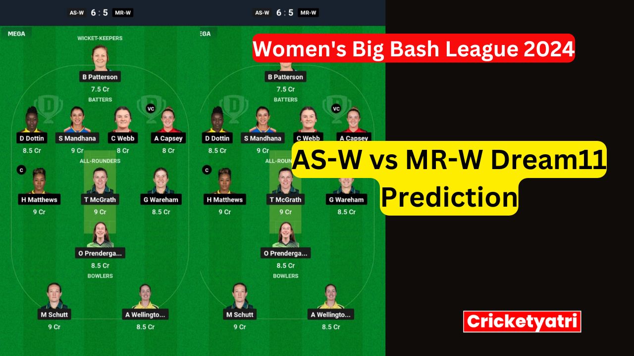 AS-W vs MR-W Dream11