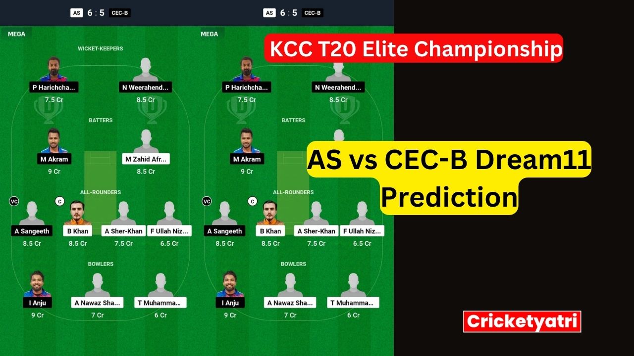 AS vs CEC-B Dream11