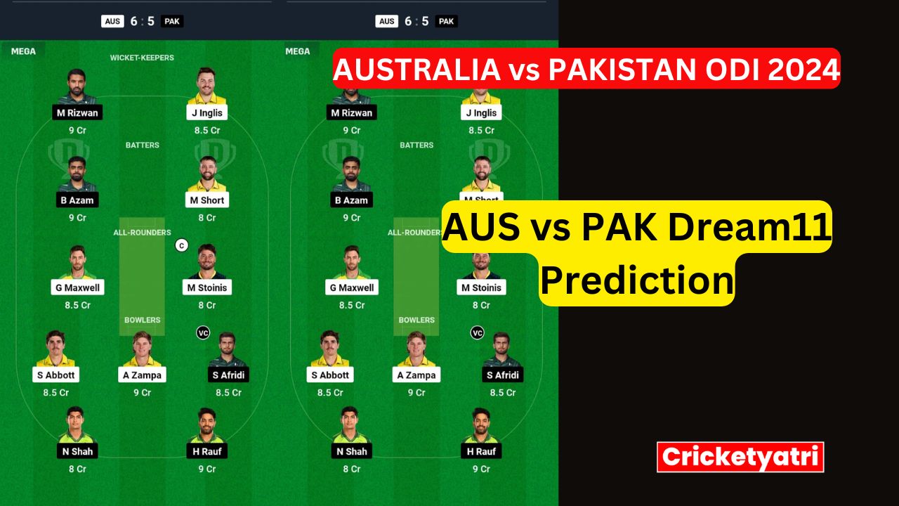 AUS vs PAK Dream11