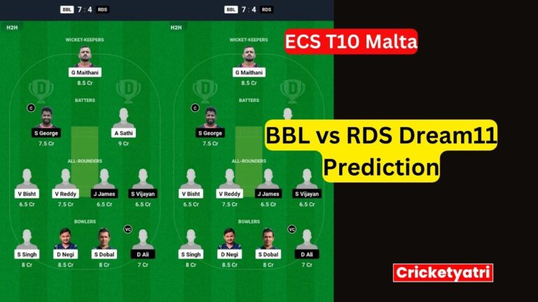 BBL vs RDS Dream11