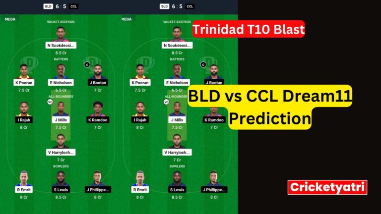 BLD vs CCL Dream11