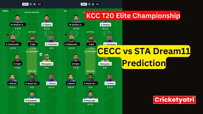 CECC vs STA Dream11