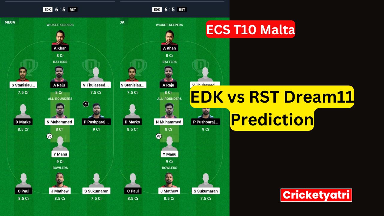 EDK vs RST Dream11