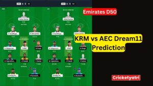 KRM vs AEC Dream11