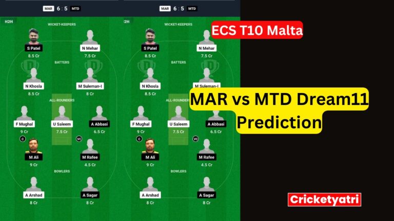 MAR vs MTD Dream11