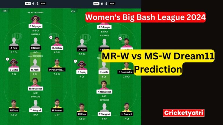 MR-W vs MS-W Dream11