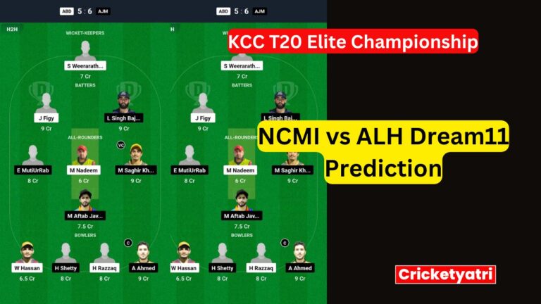 NCMI vs ALH Dream11