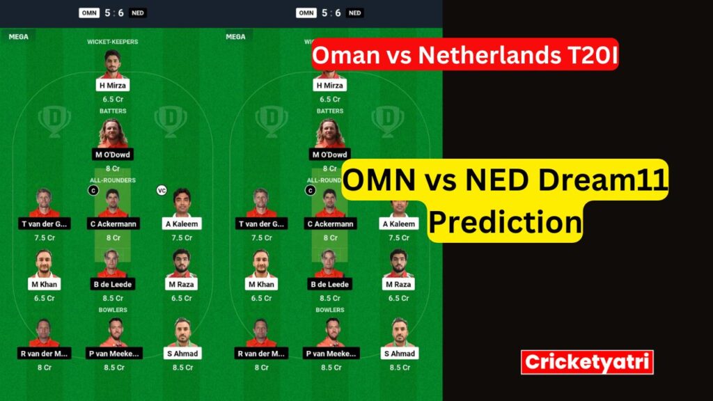 OMN vs NED Dream11