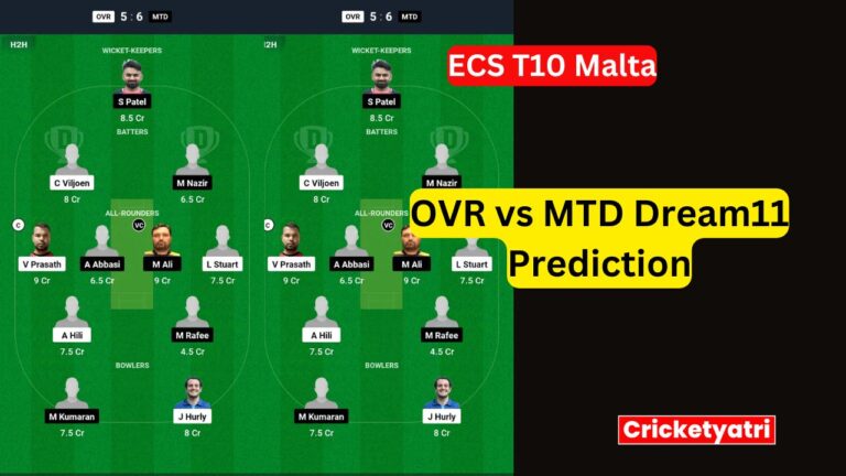 OVR vs MTD Dream11