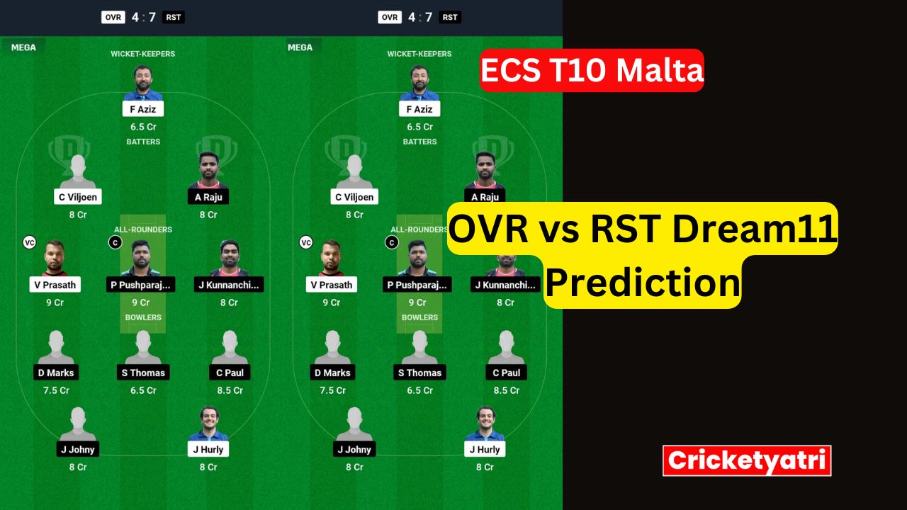 OVR vs RST Dream11