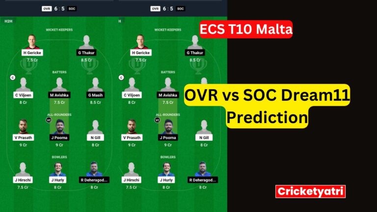 OVR vs SOC Dream11