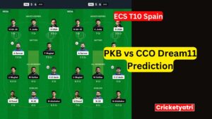 PKB vs CCO Dream11