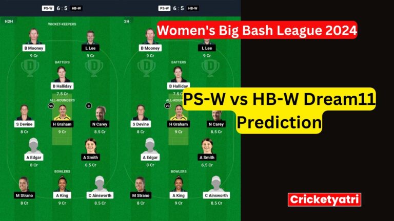 PS-W vs HB-W Dream11