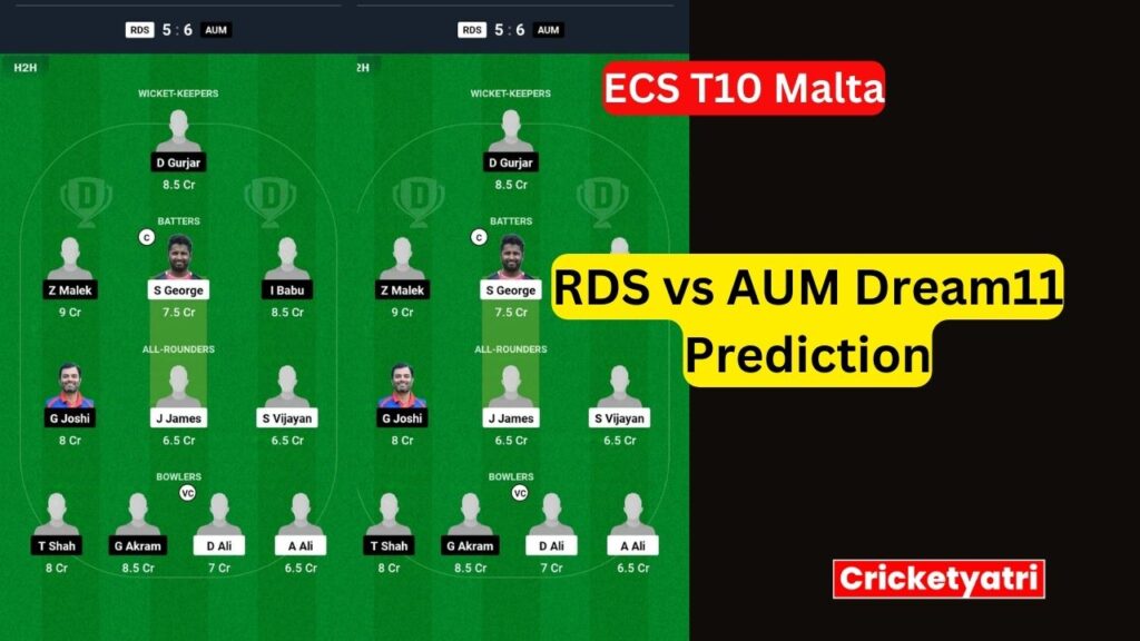 RDS vs AUM Dream11