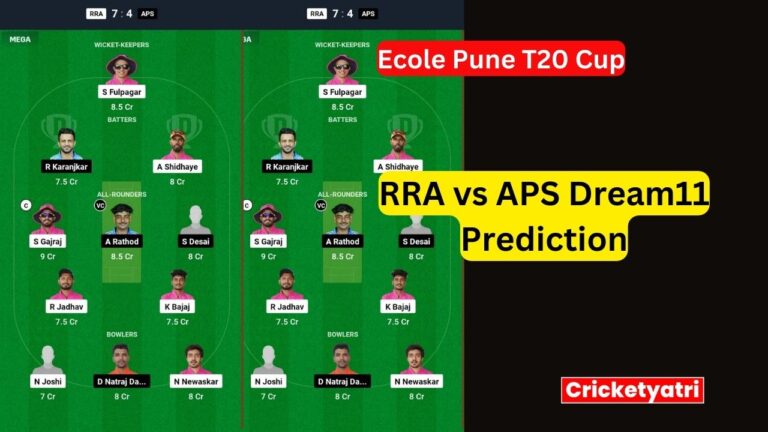 RRA vs APS Dream11