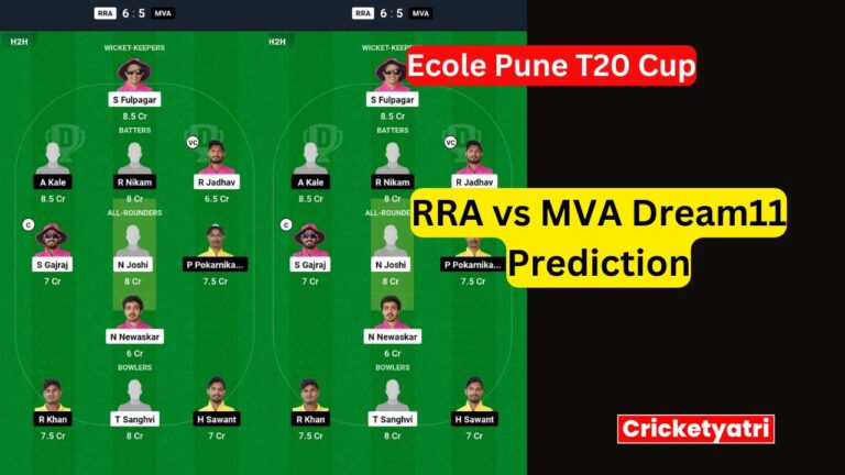 RRA vs MVA Dream11