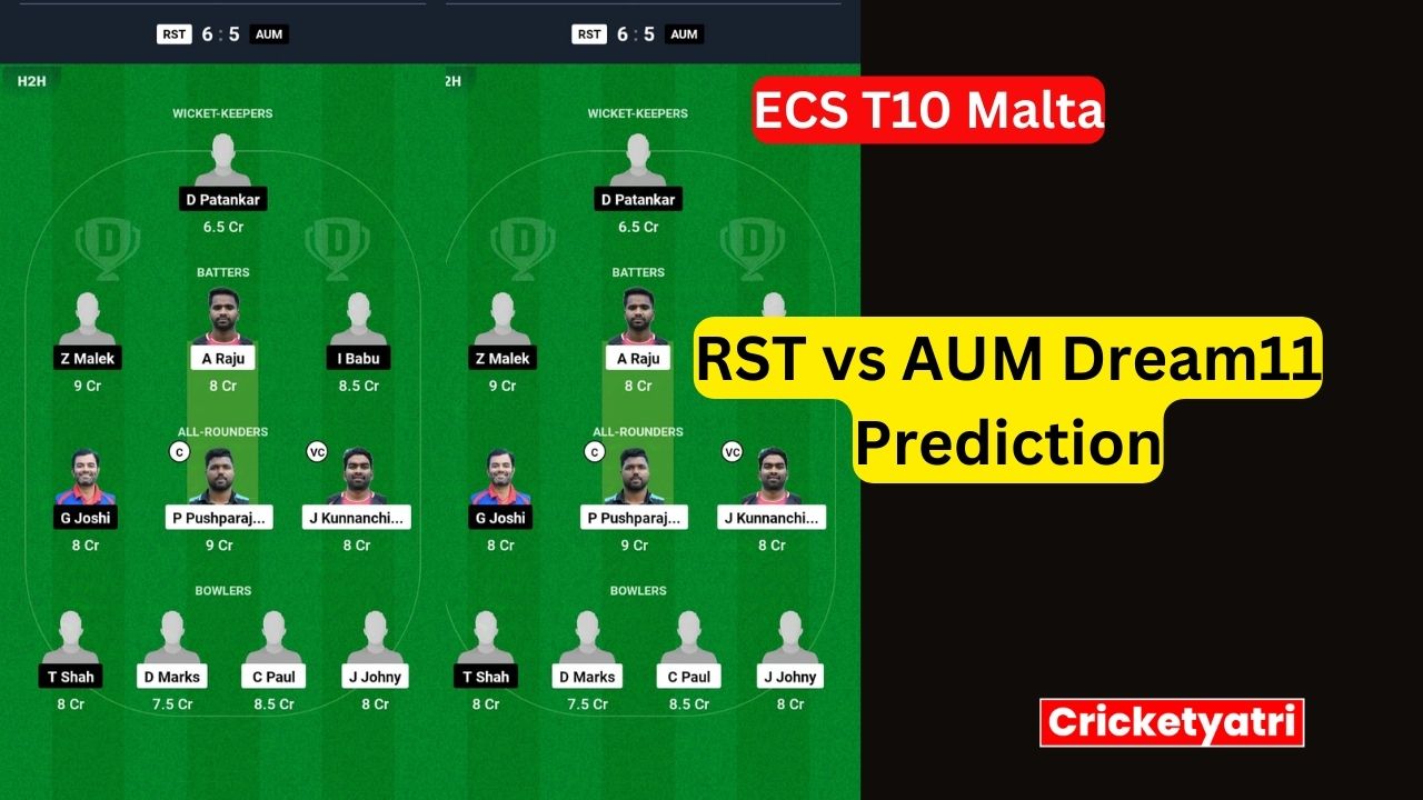 RST vs AUM Dream11