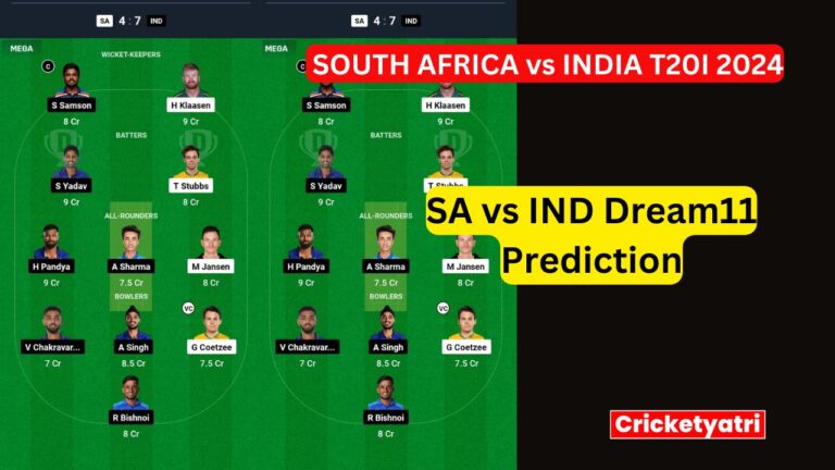 SA vs IND Dream11