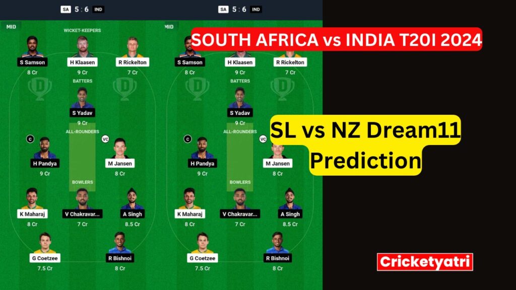 SA vs IND Dream11