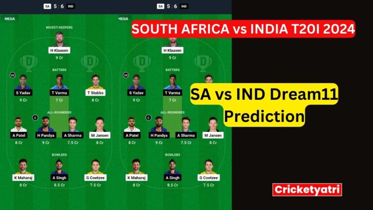 SA vs IND Dream11