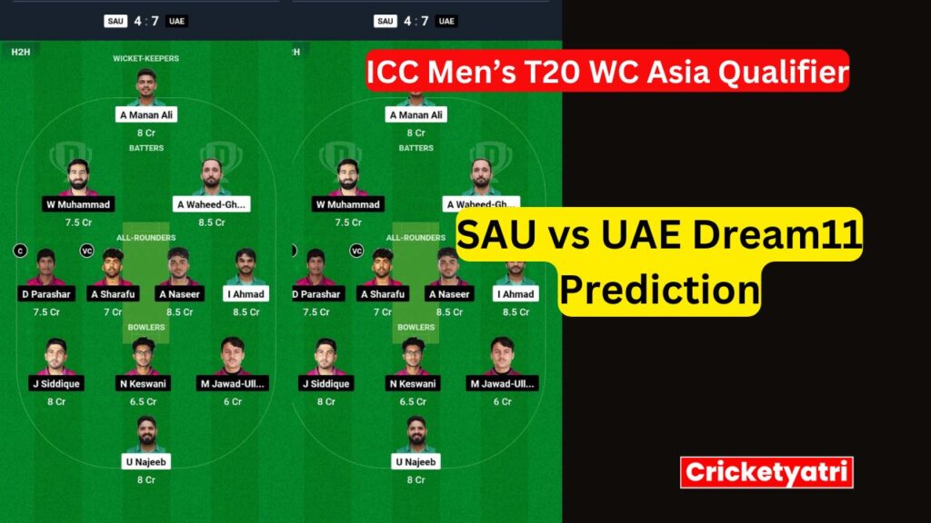 SAU vs UAE Dream11