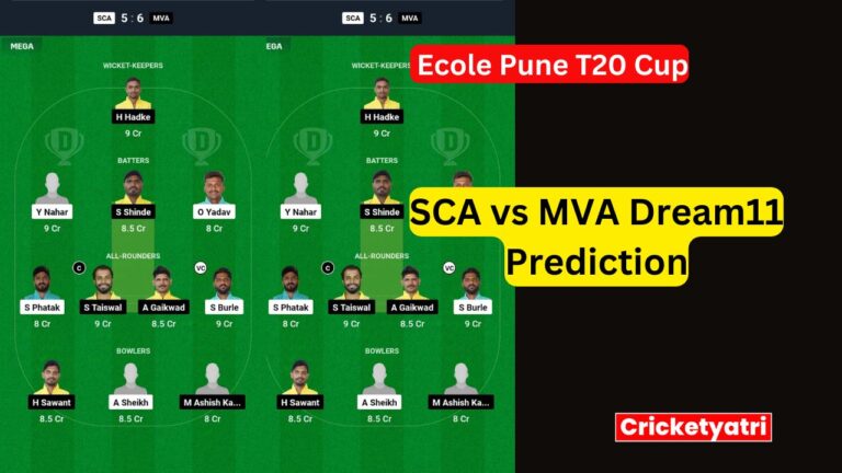 SCA vs MVA Dream11