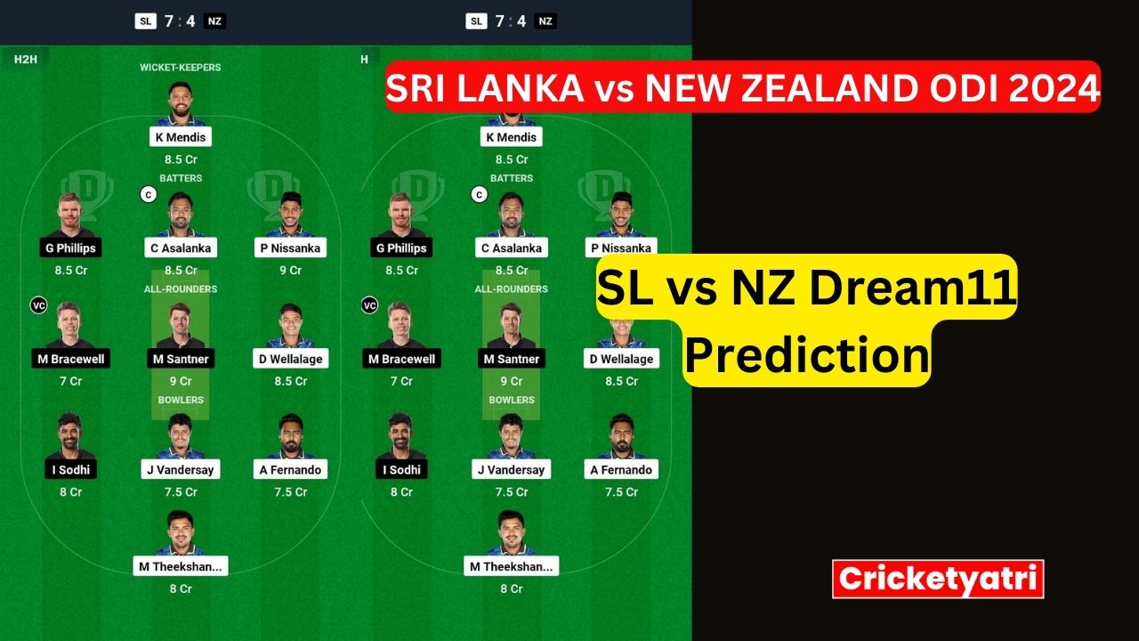 SL vs NZ Dream11