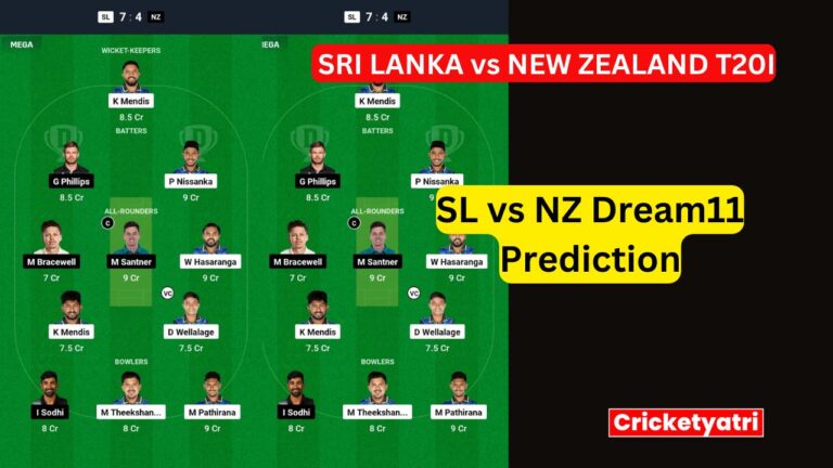 SL vs NZ Dream11