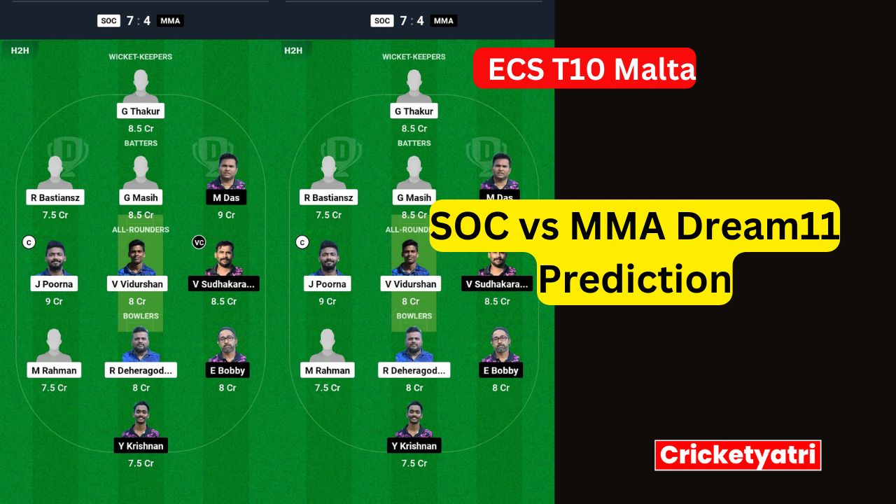 SOC vs MMA Dream11