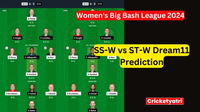 SS-W vs ST-W Dream11