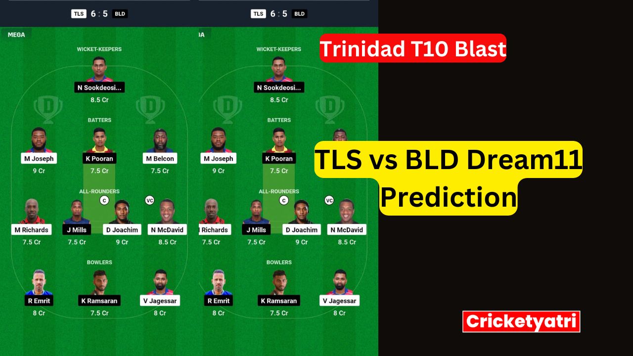 TLS vs BLD Dream11