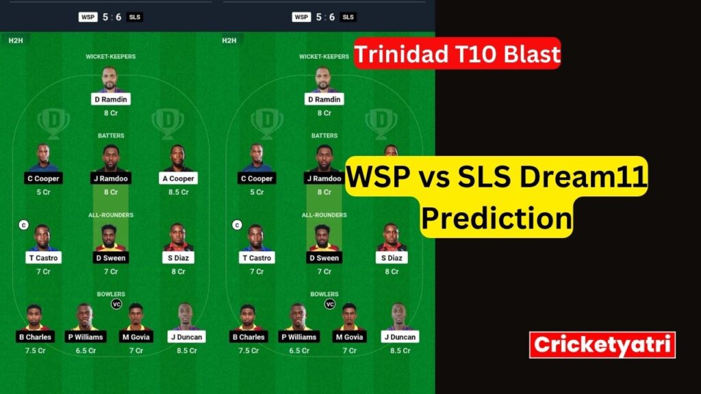 WSP vs SLS Dream11