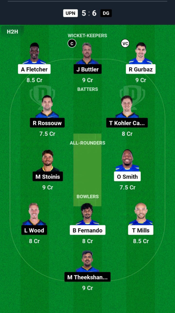 UPA vs DG Dream11