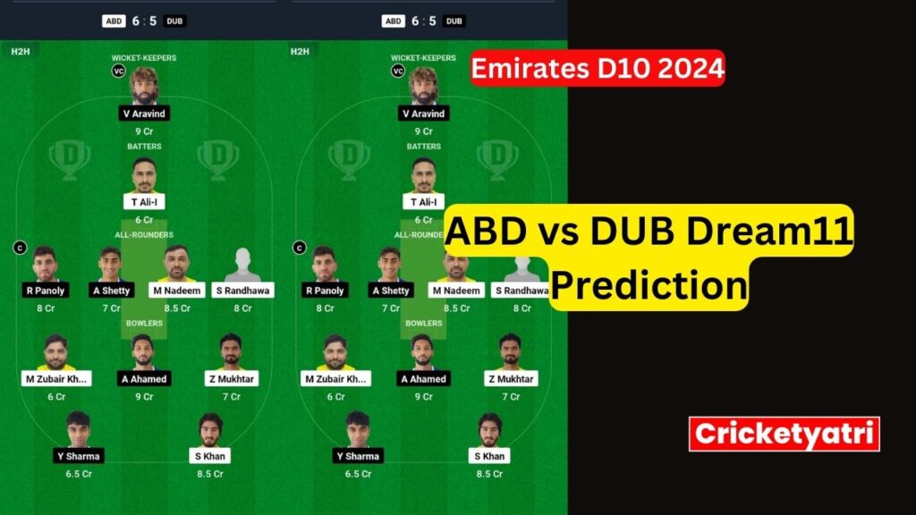 ABD vs DUB Dream11