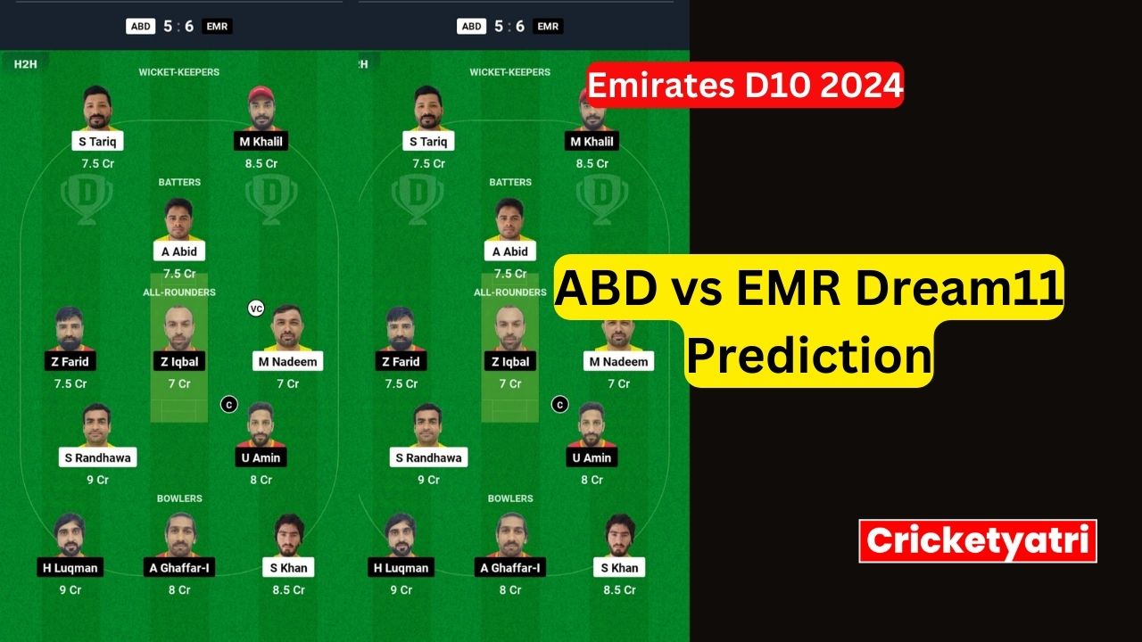 ABD vs EMR Dream11