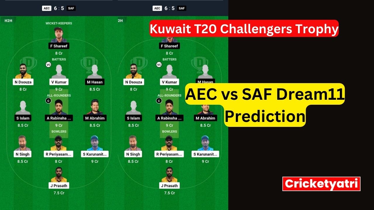 AEC vs SAF Dream11