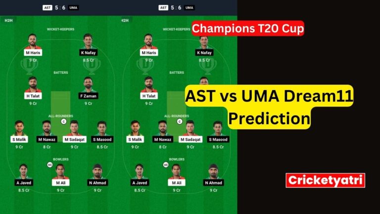 AST vs UMA Dream11