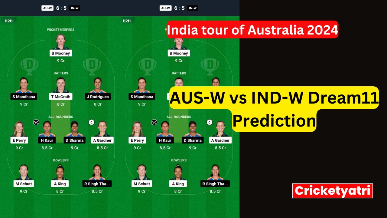 AUS-W vs IND-W Dream11