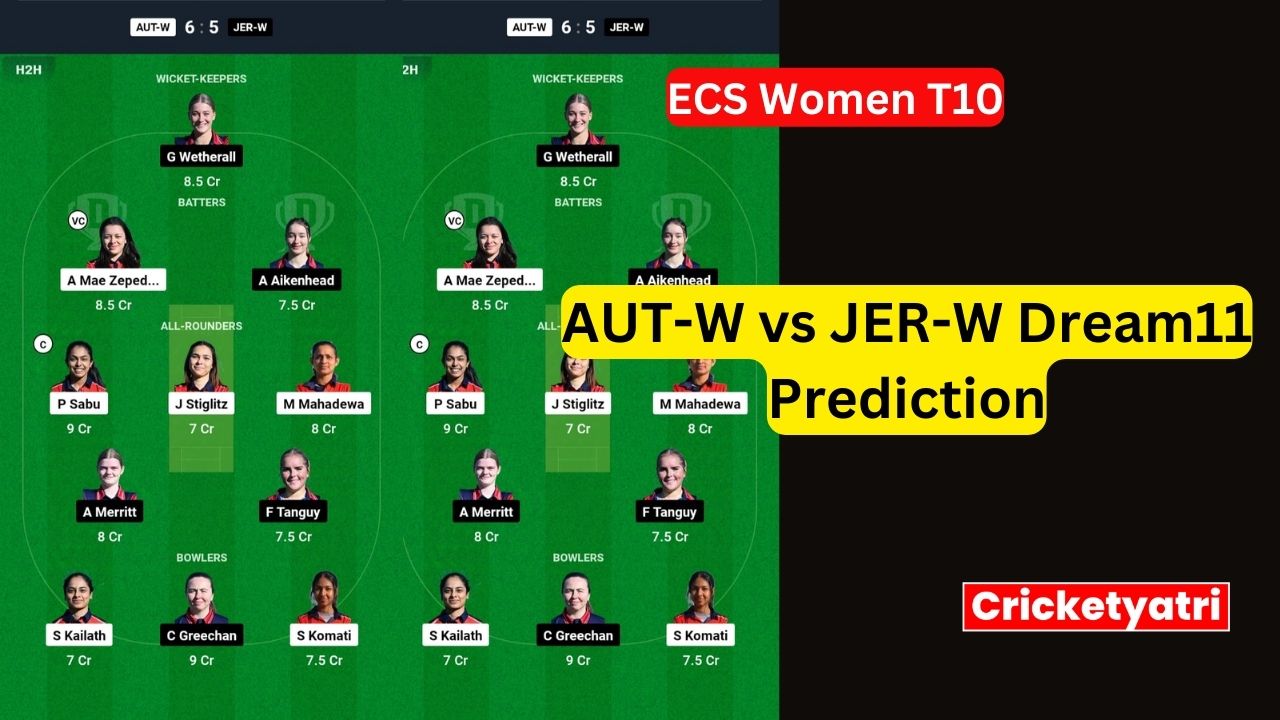 AUT-W vs JER-W Dream11