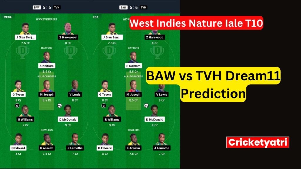 BAW vs TVH Dream11