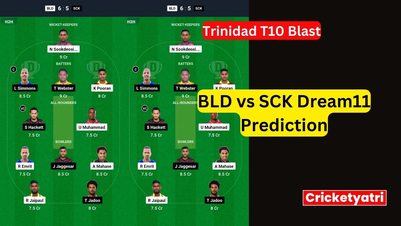 BLD vs SCK Dream11