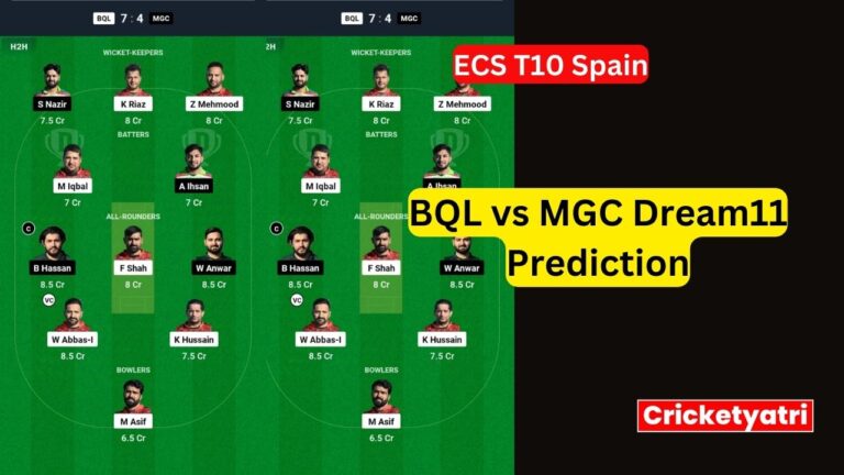 BQL vs MGC Dream11