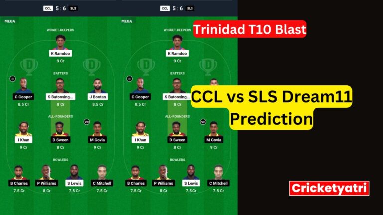 CCL vs SLS Dream11