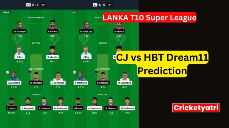 CJ vs HBT Dream11