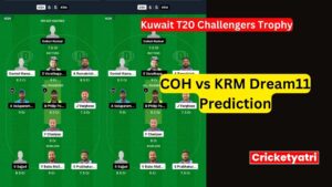 COH vs KRM Dream11