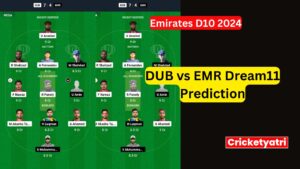 DUB vs EMR Dream11