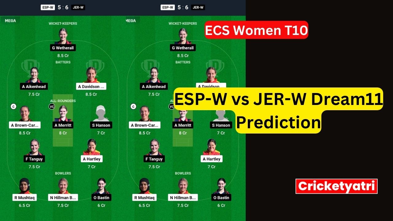 ESP-W vs JER-W Dream11