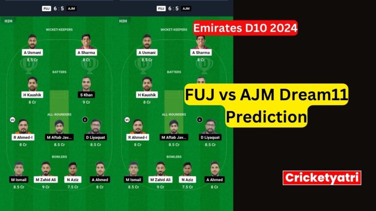 FUJ vs AJM Dream11