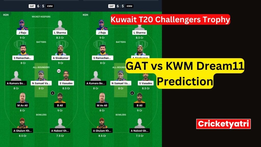 GAT vs KWM Dream11