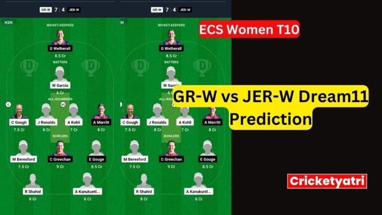 GR-W vs JER-W Dream11